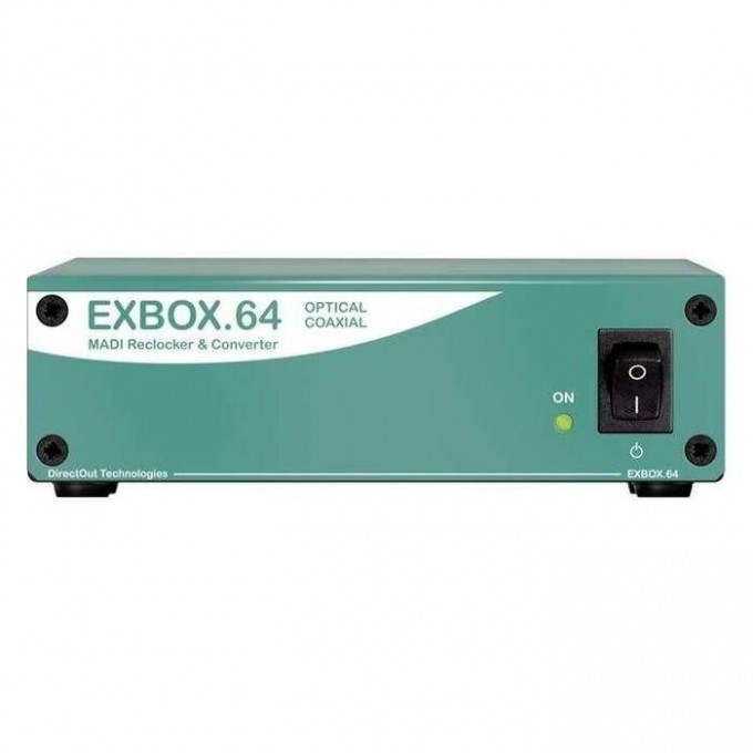 АЦП/ЦАП конвертор DIRECTOUT TECHNOLOGIES EXBOX.64 BNC/SC 55239
